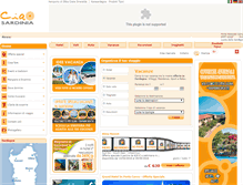 Tablet Screenshot of ciaosardinia.com